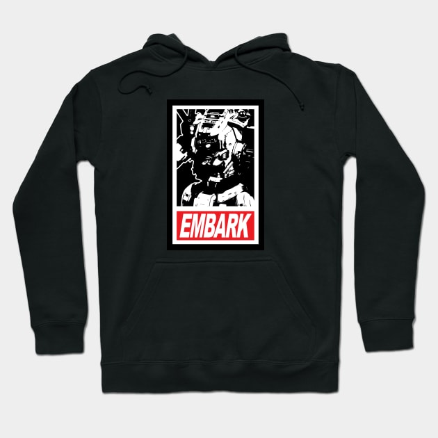 Embark, Pilot Hoodie by JWDesigns